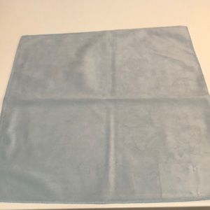 NEW Ice Blue Velvet Pocket Square